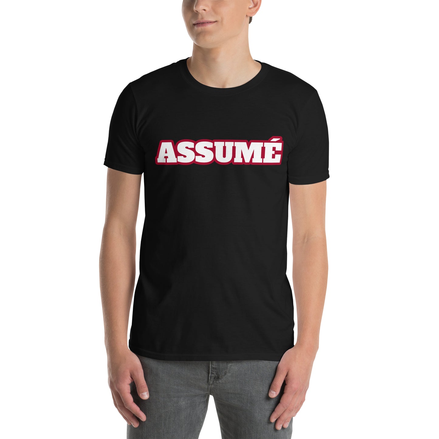 ASSUMÉ (rouge) - T-shirt (Homme)