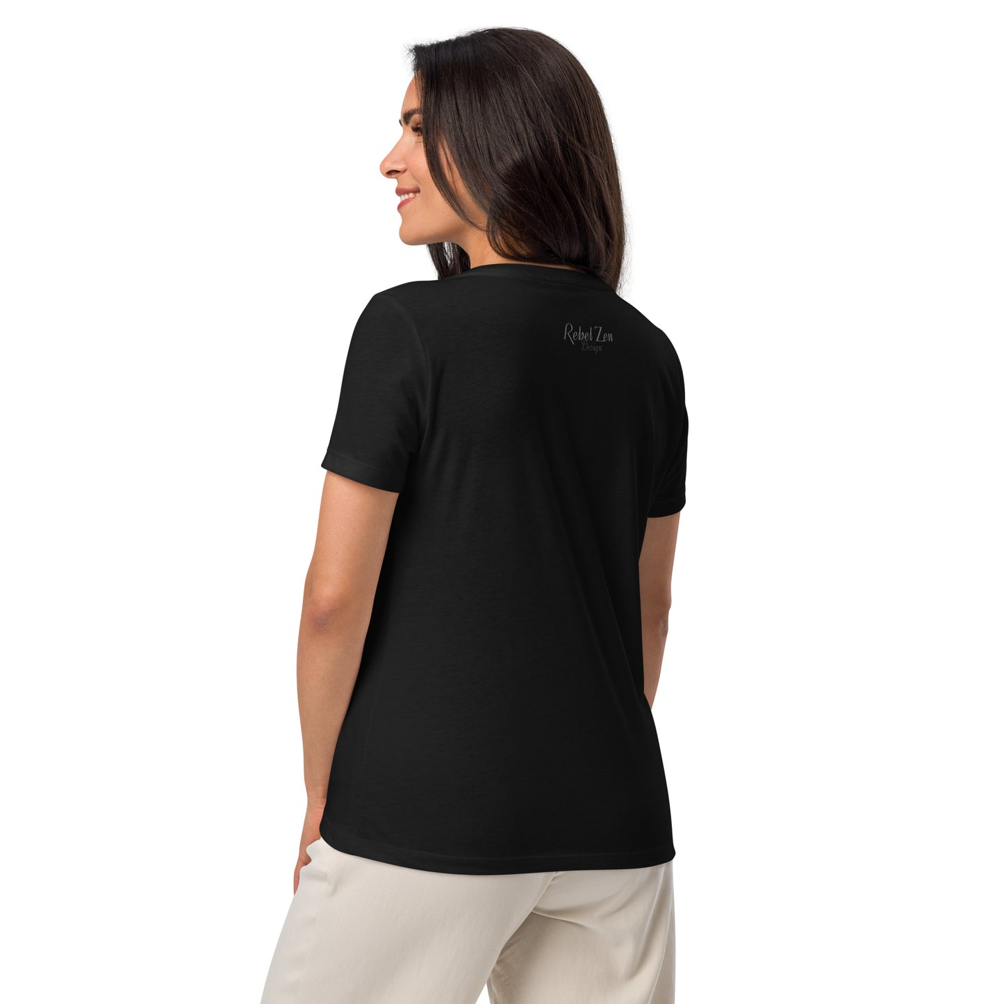 Humain + - T-Shirt col V (Femme)