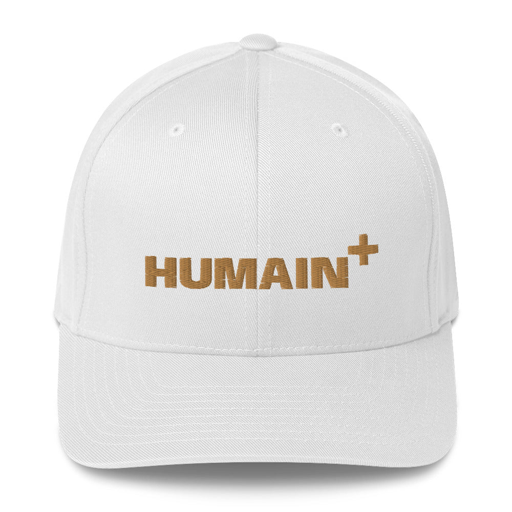 Humain+ - Casquette (Logo doré)