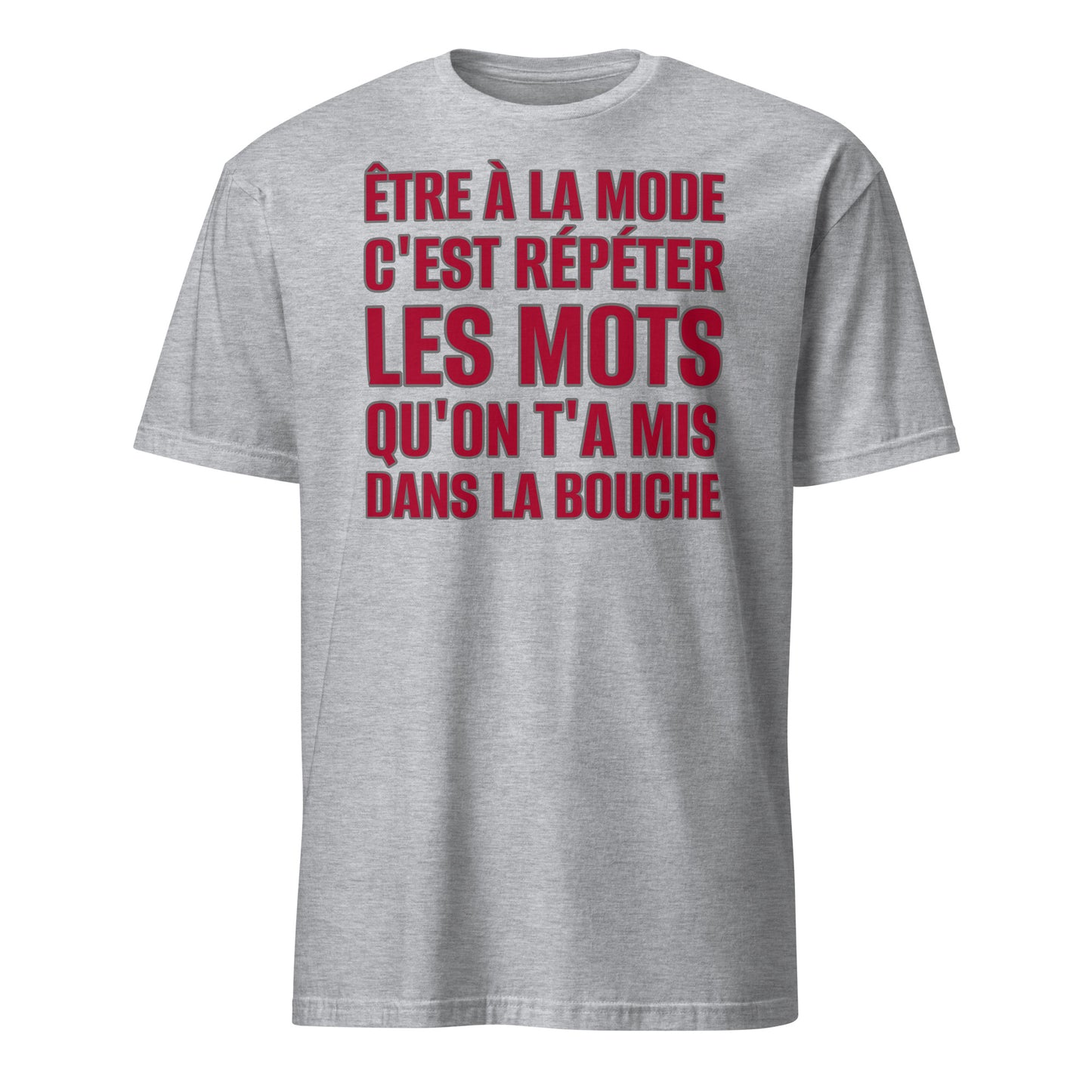 Être à la mode (rouge) - T-shirt (Homme)