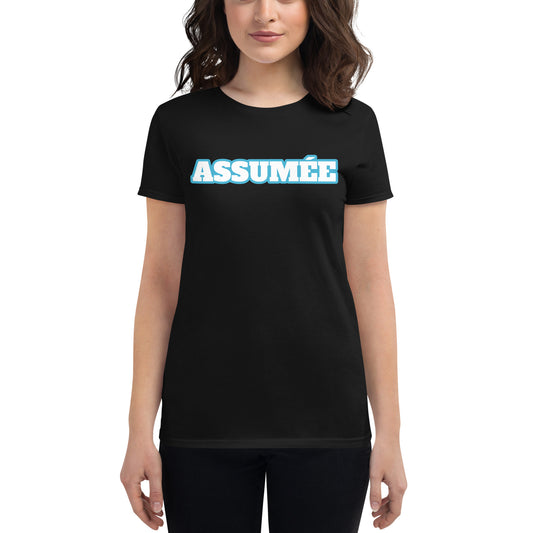 ASSUMÉE (bleu) - T-shirt (Femme)