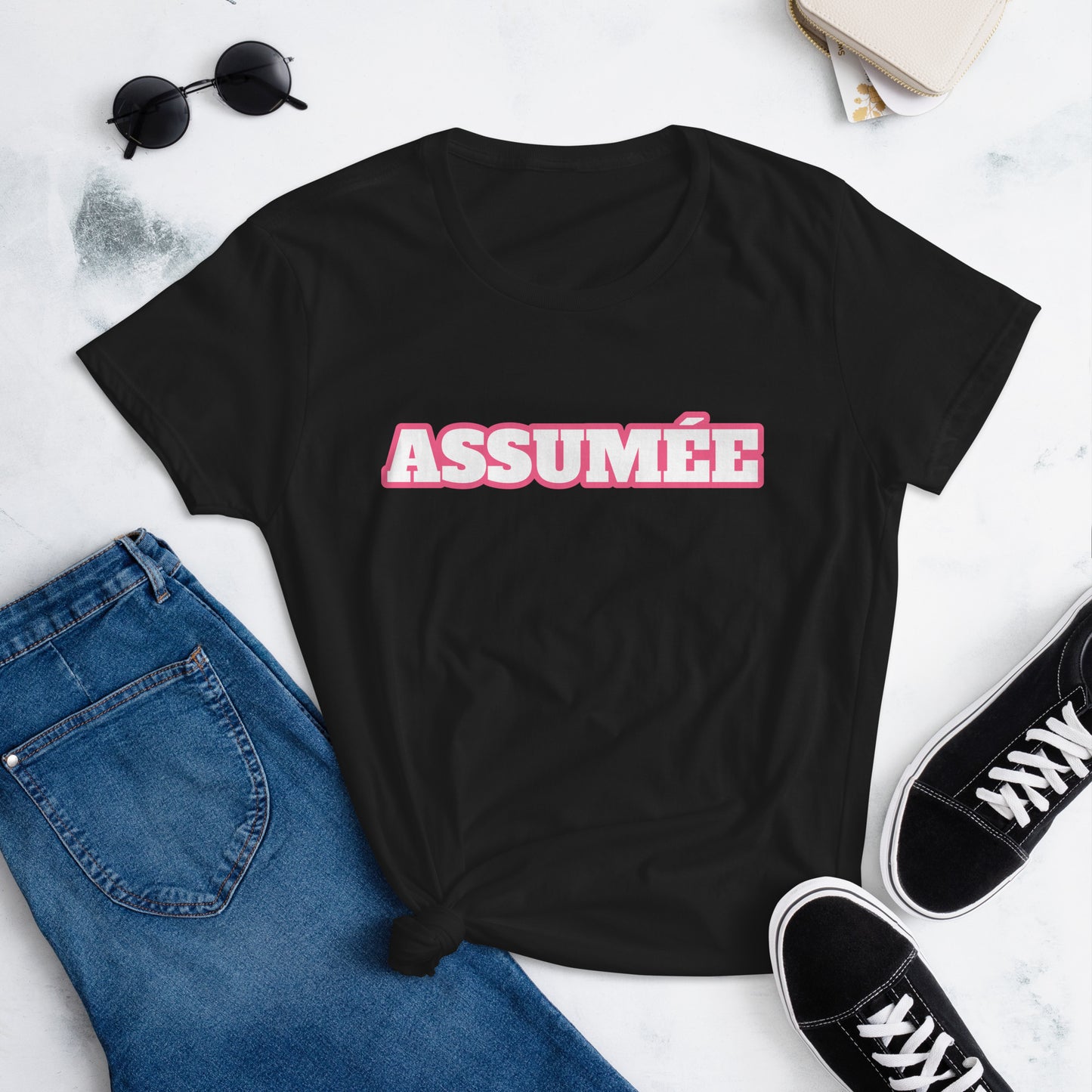 ASSUMÉE (rouge) - T-shirt (Femme)